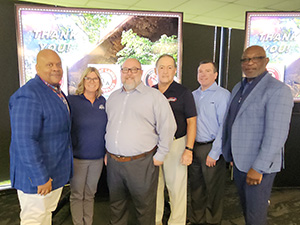 Larry Walker, 2025 Judge Jackie Sell, 2025 Judge Josh Strother, 2025 Judge Hector Lopez, Matt Goodyear, and Billy Vickers